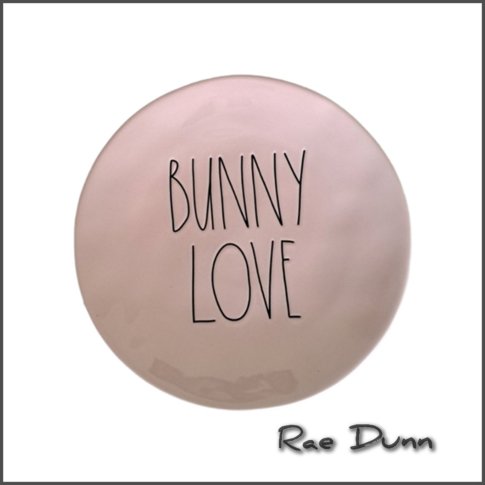 Rae Dunn - BUNNY LOVE Serving Plate NWOT